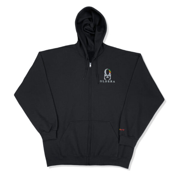 Rasta Zip Hoodie | Black