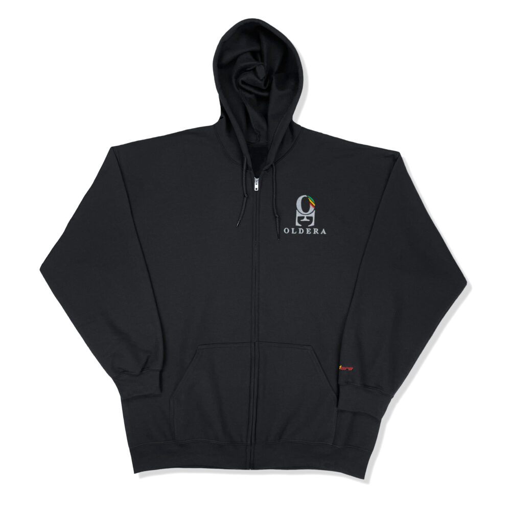 Rasta Zip Hoodie | Black