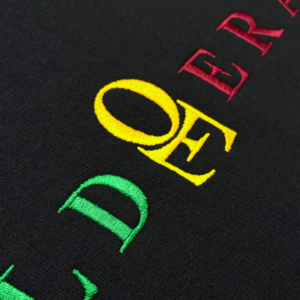 Rasta Sign Hoodie | Black – Bild 3